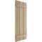 Ekena Millwork Rustic Three Board Spaced Board-n-Batten Rough Sawn Faux Wood Shutters, 17 1/2W x 30H, PR SHUBSS17X30RSPR - alternate 16